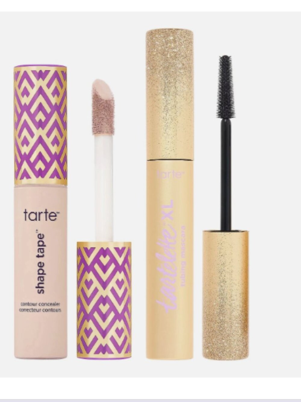 tarte Smooth & Lift Shape Tape Concealer & Tubing Mascara-12N Fair A678003 NEW
